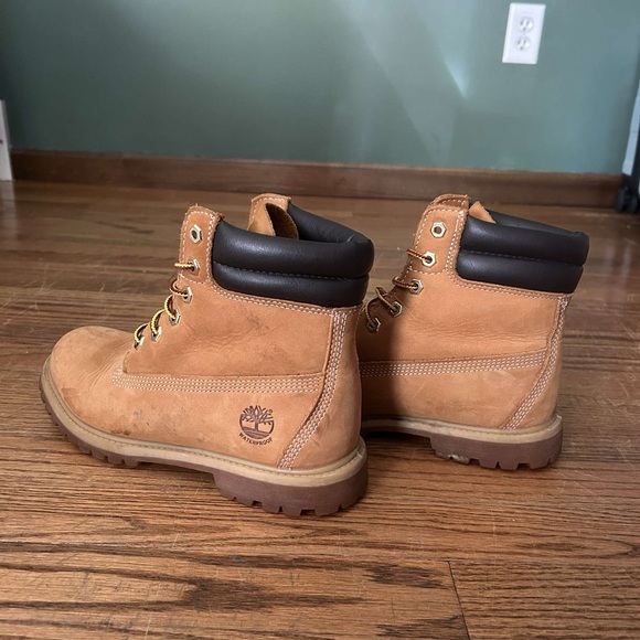 Timberland unisex Tan Leather Boots - Picture 4 of 4